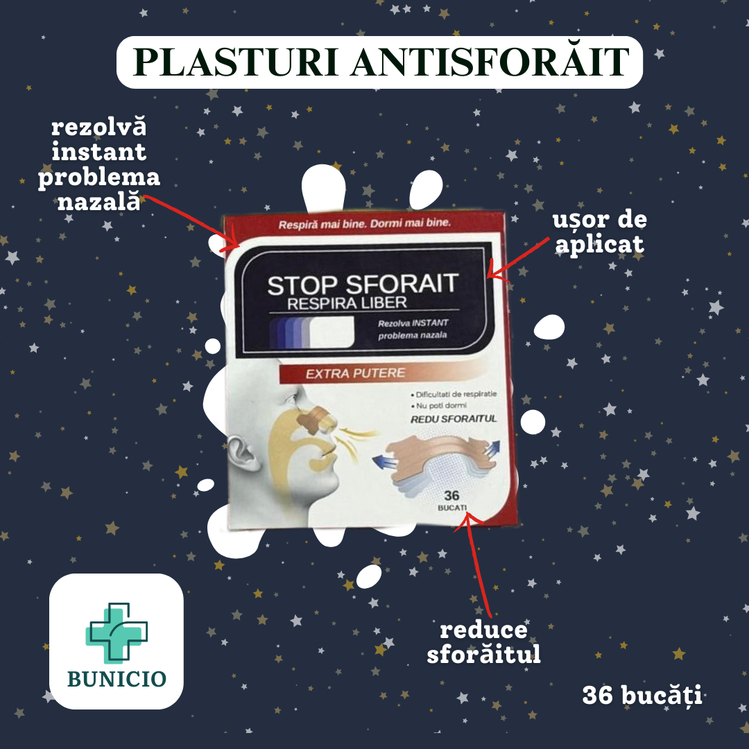 Plasturi anti sforait