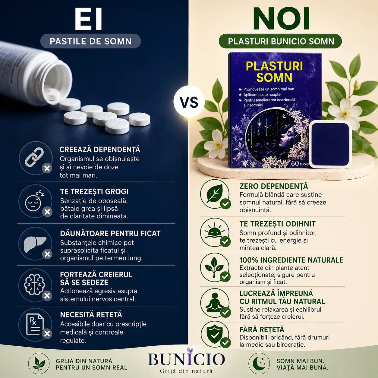 PLASTURI PENTRU SOMN