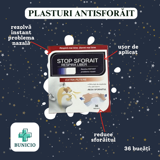 Plasturi anti sforait