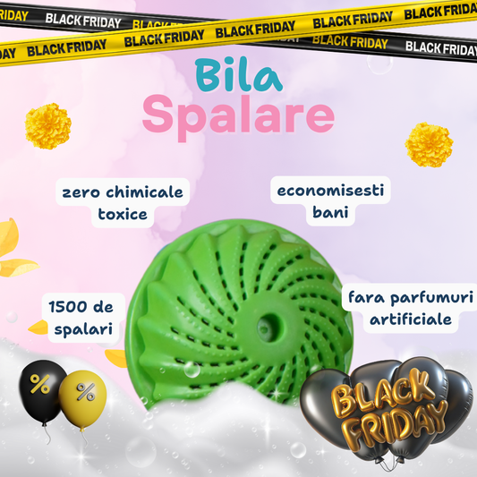 Bila ecologica pentru spalare fara detergent