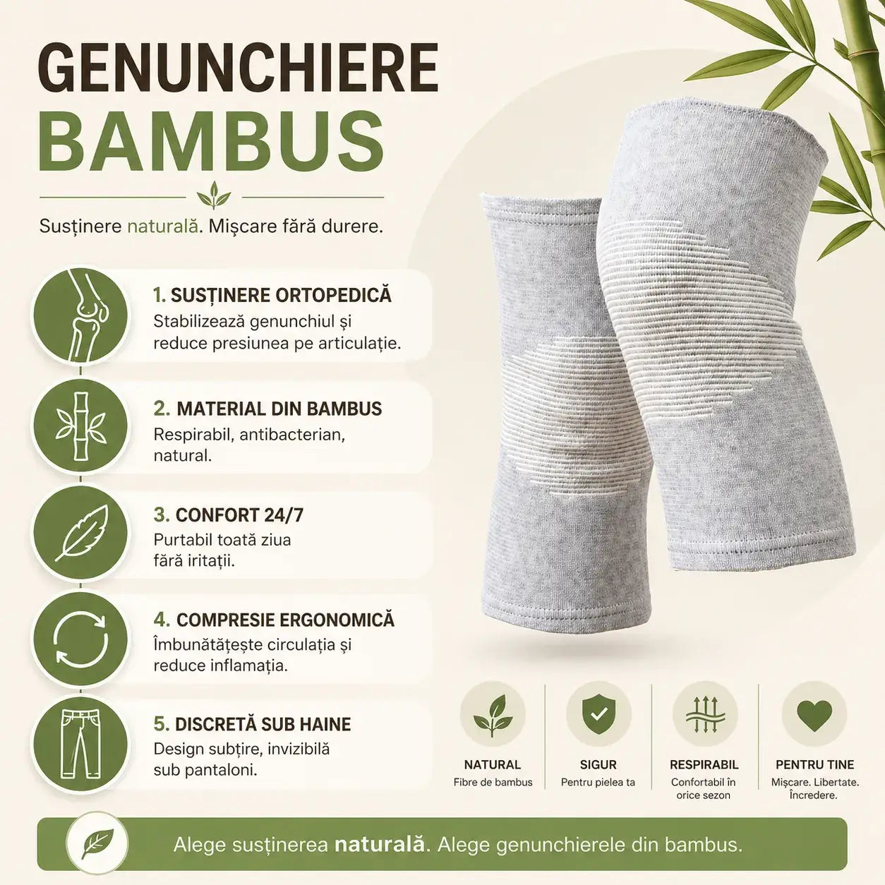 Genunchiere compresie