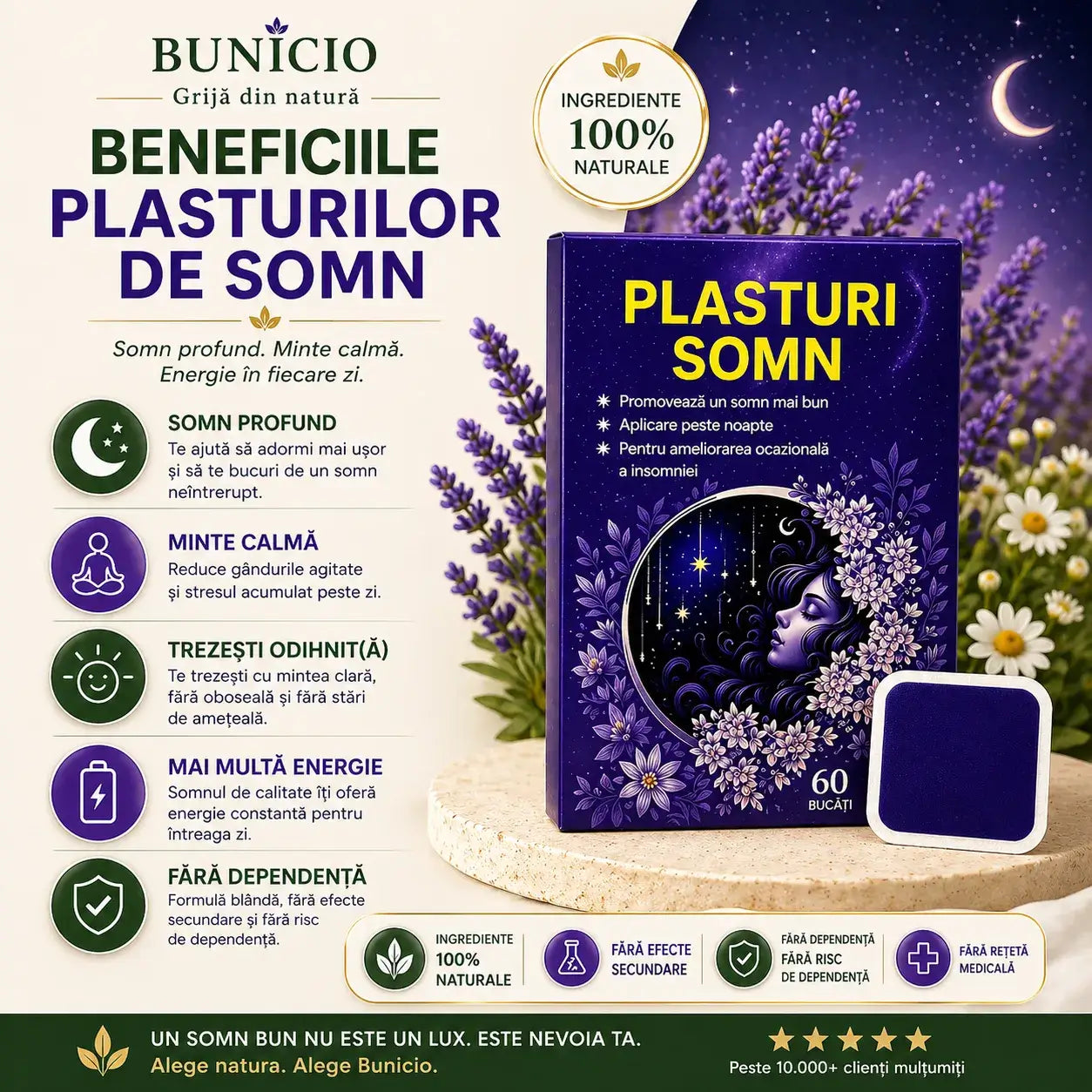 PLASTURI PENTRU SOMN