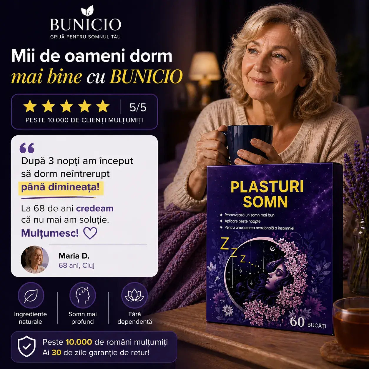 PLASTURI PENTRU SOMN