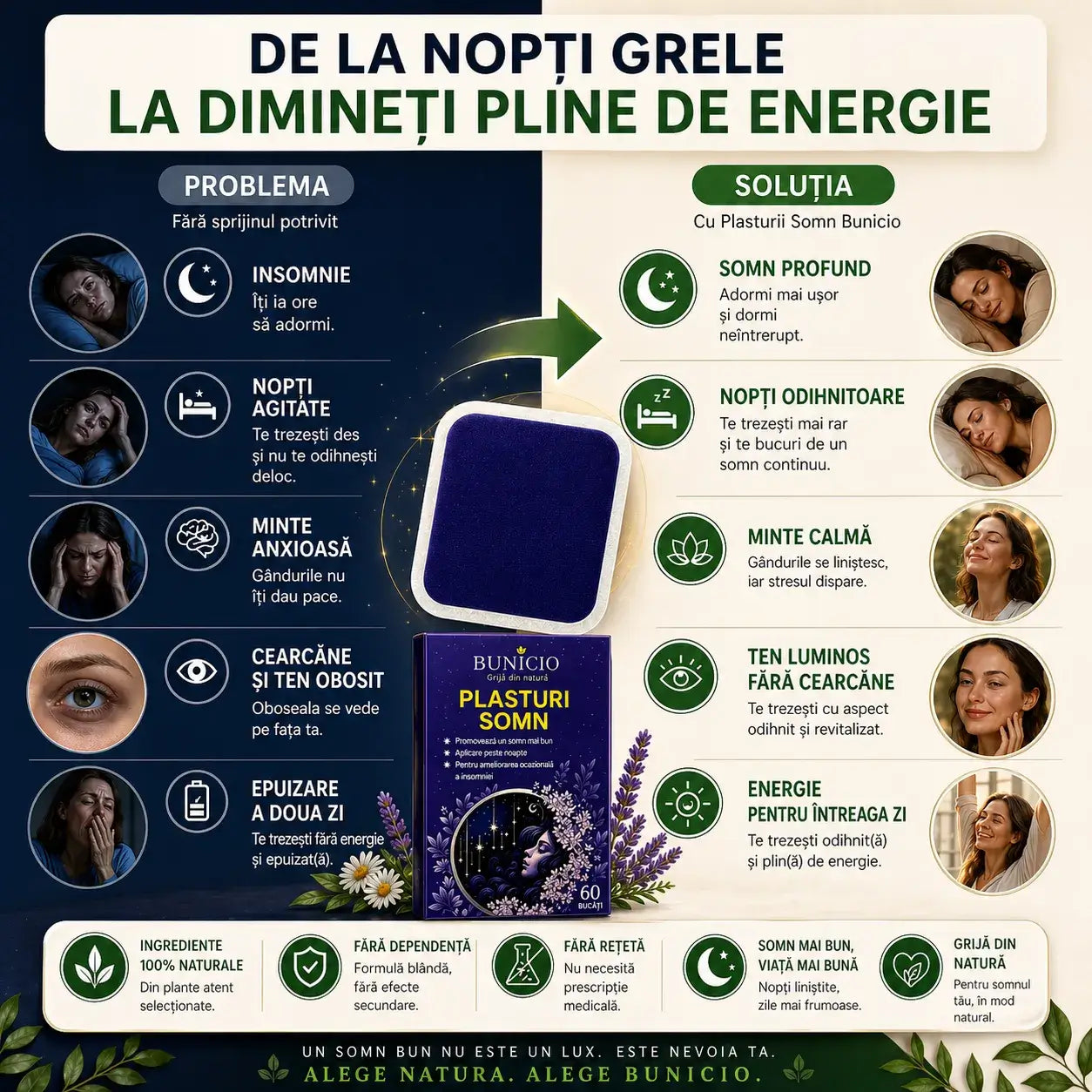 PLASTURI PENTRU SOMN